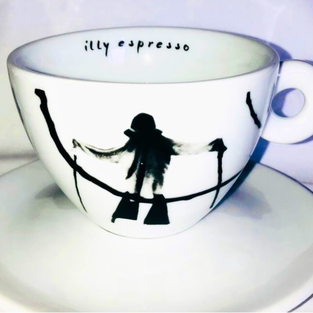 Italian Espresso Illy Art Collection Cup Saucer Photographer Giacomelli 1997